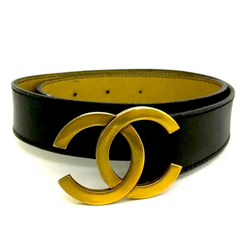 Vinetage Chanel 24kt CC Logo Belt